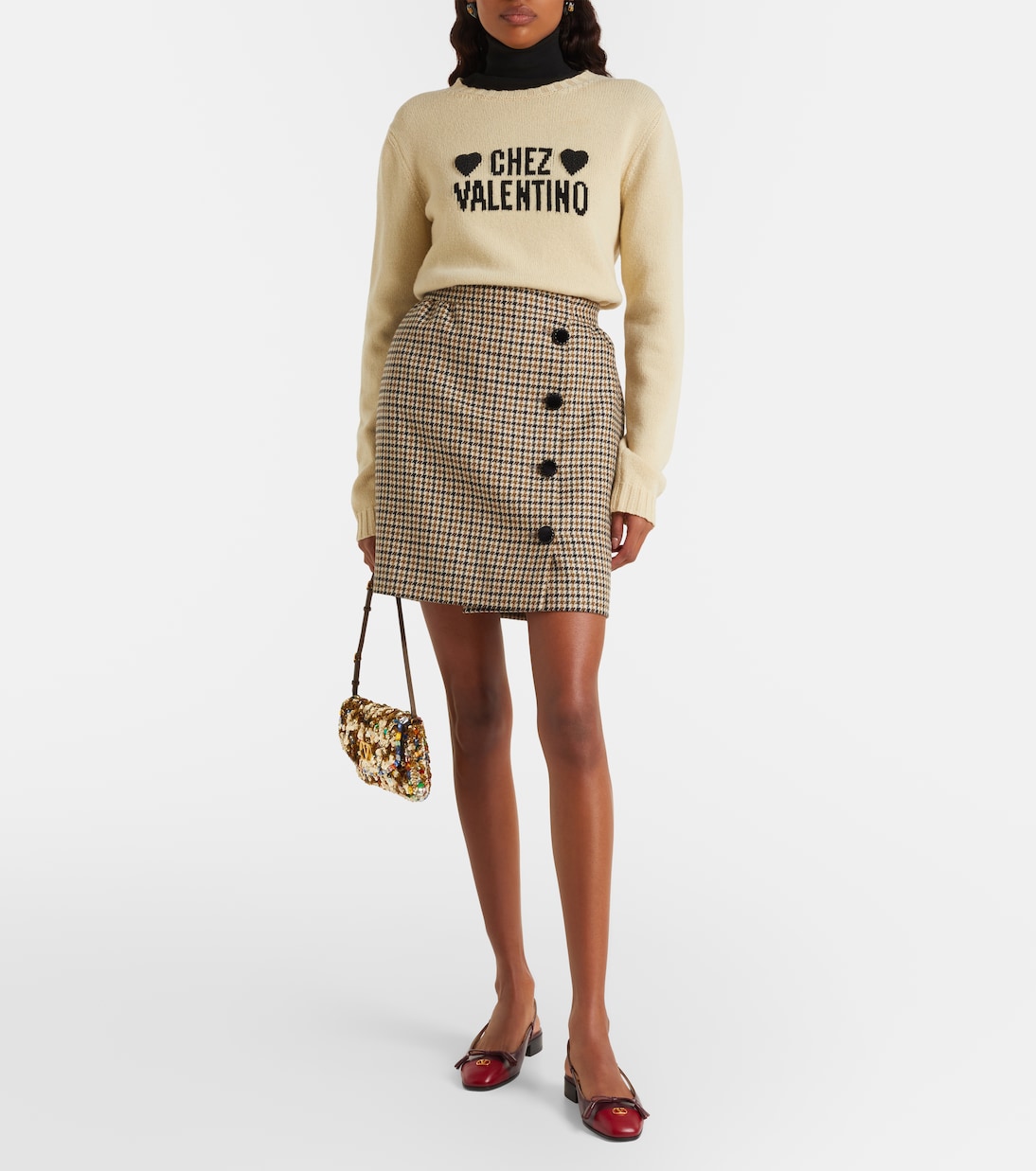 Bailarinas destalonadas Valet Du Roi de piel | Valentino Garavani