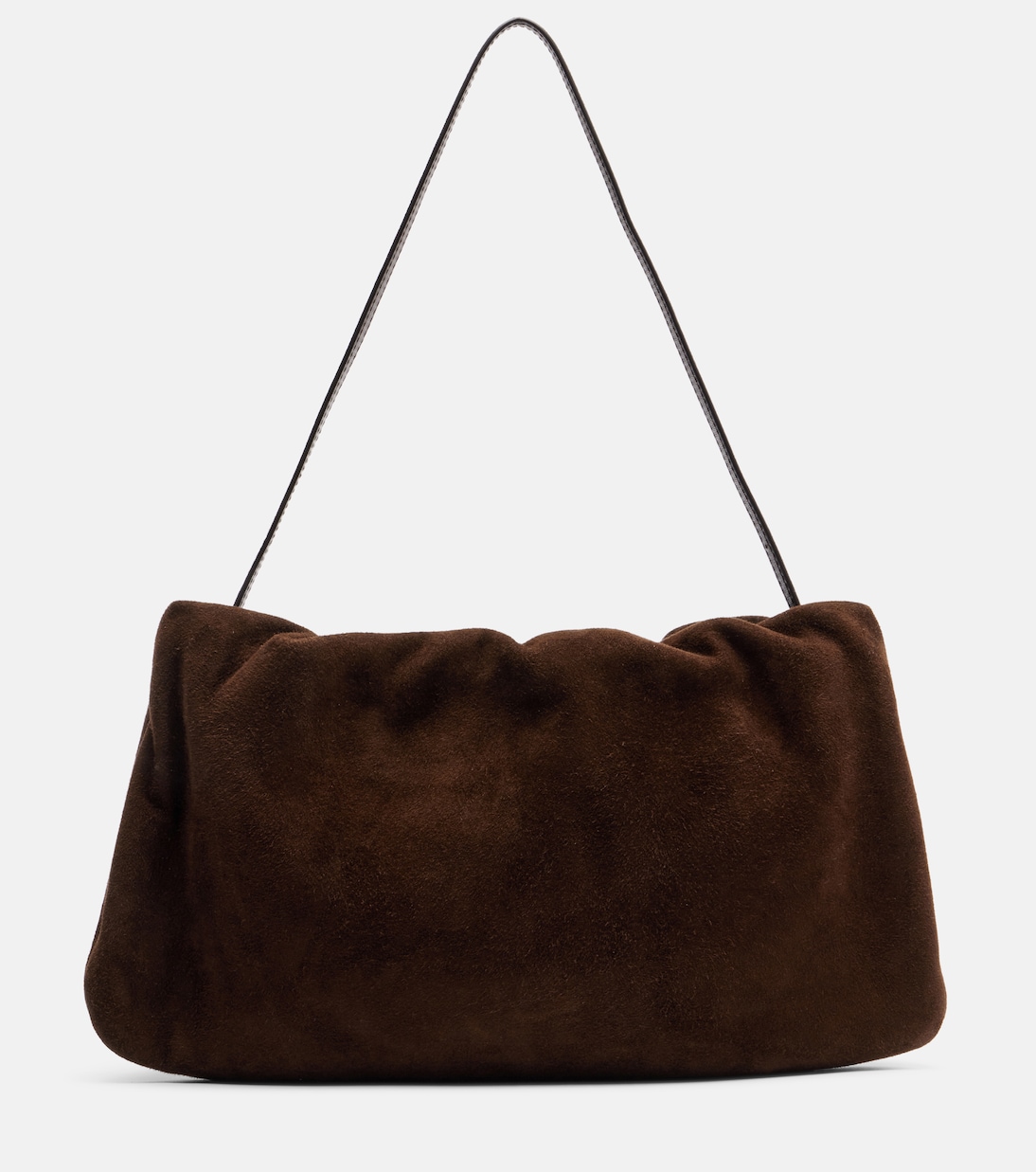 Bourse Medium suede shoulder bag | The Row