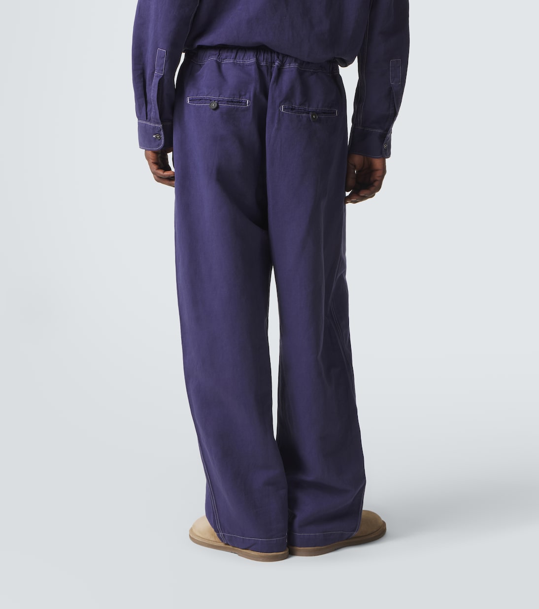 Sonny cotton and linen wide-leg pants | Studio Nicholson