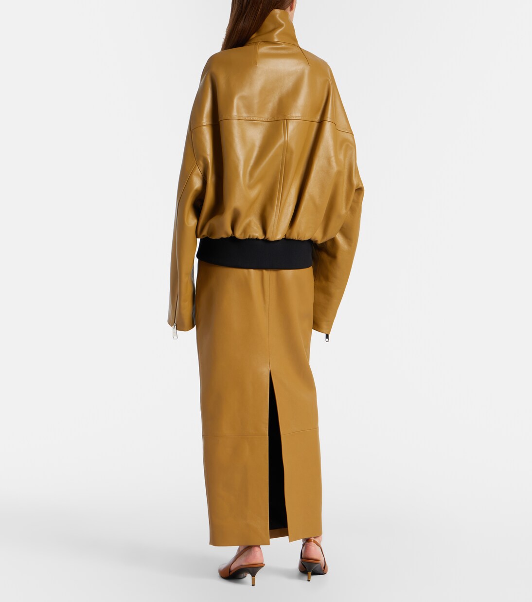 Winton leather maxi skirt | Khaite