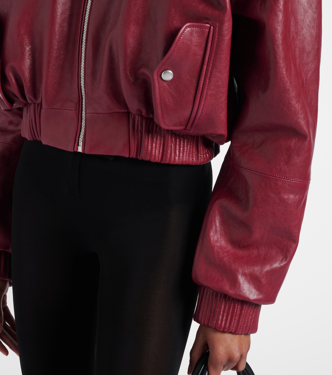 Cropped leather jacket | Magda Butrym