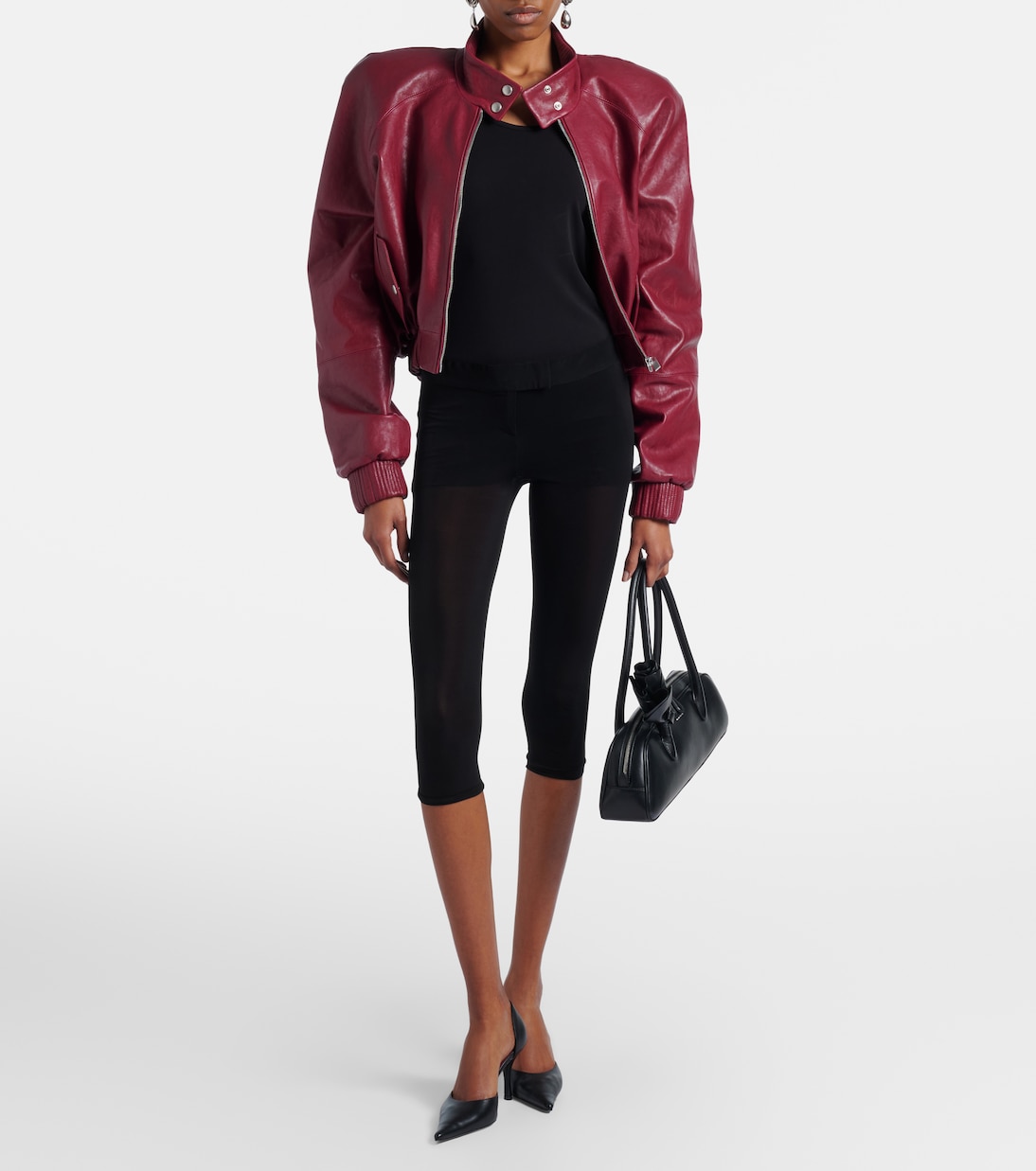 Cropped leather jacket | Magda Butrym