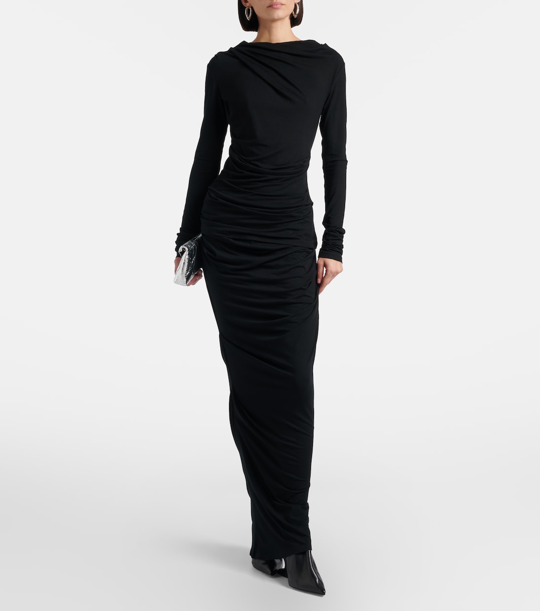 Draped maxi skirt | Entire Studios