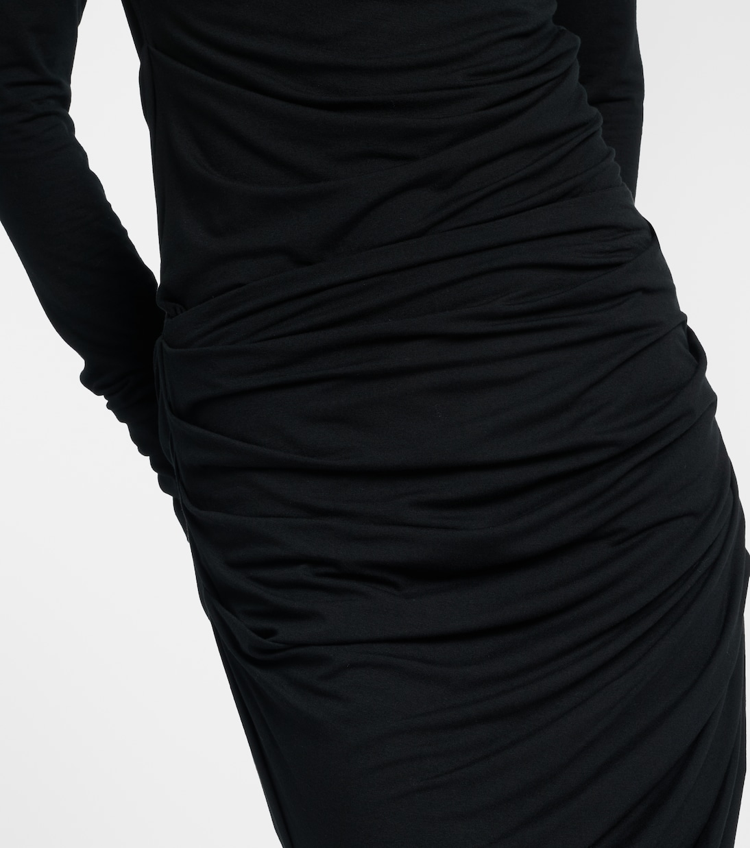 Draped maxi skirt | Entire Studios