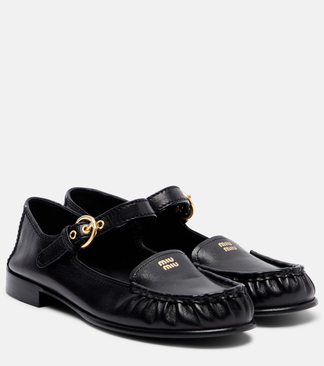 Leather loafers | Miu Miu