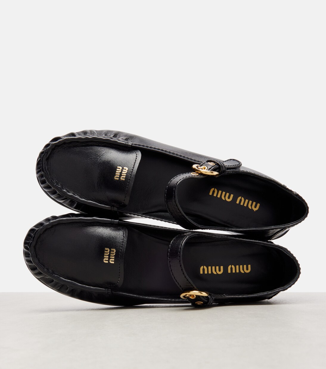 Leather loafers | Miu Miu