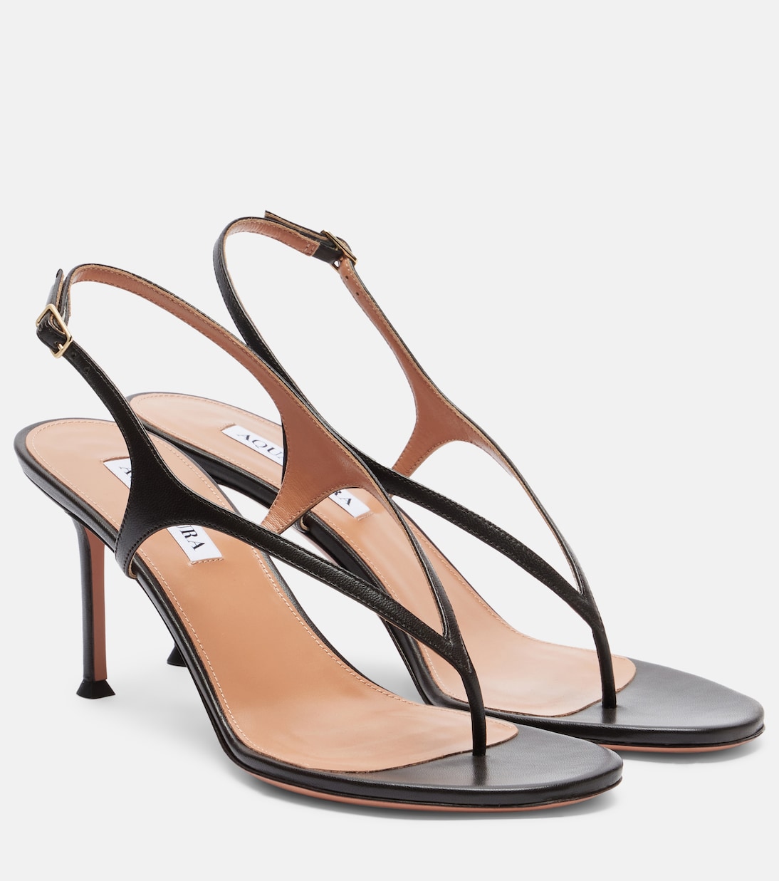 Bikini leather thong sandals | Aquazzura