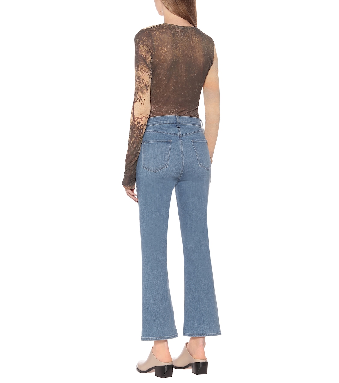 Jeans flared Lillie a vita alta | J Brand