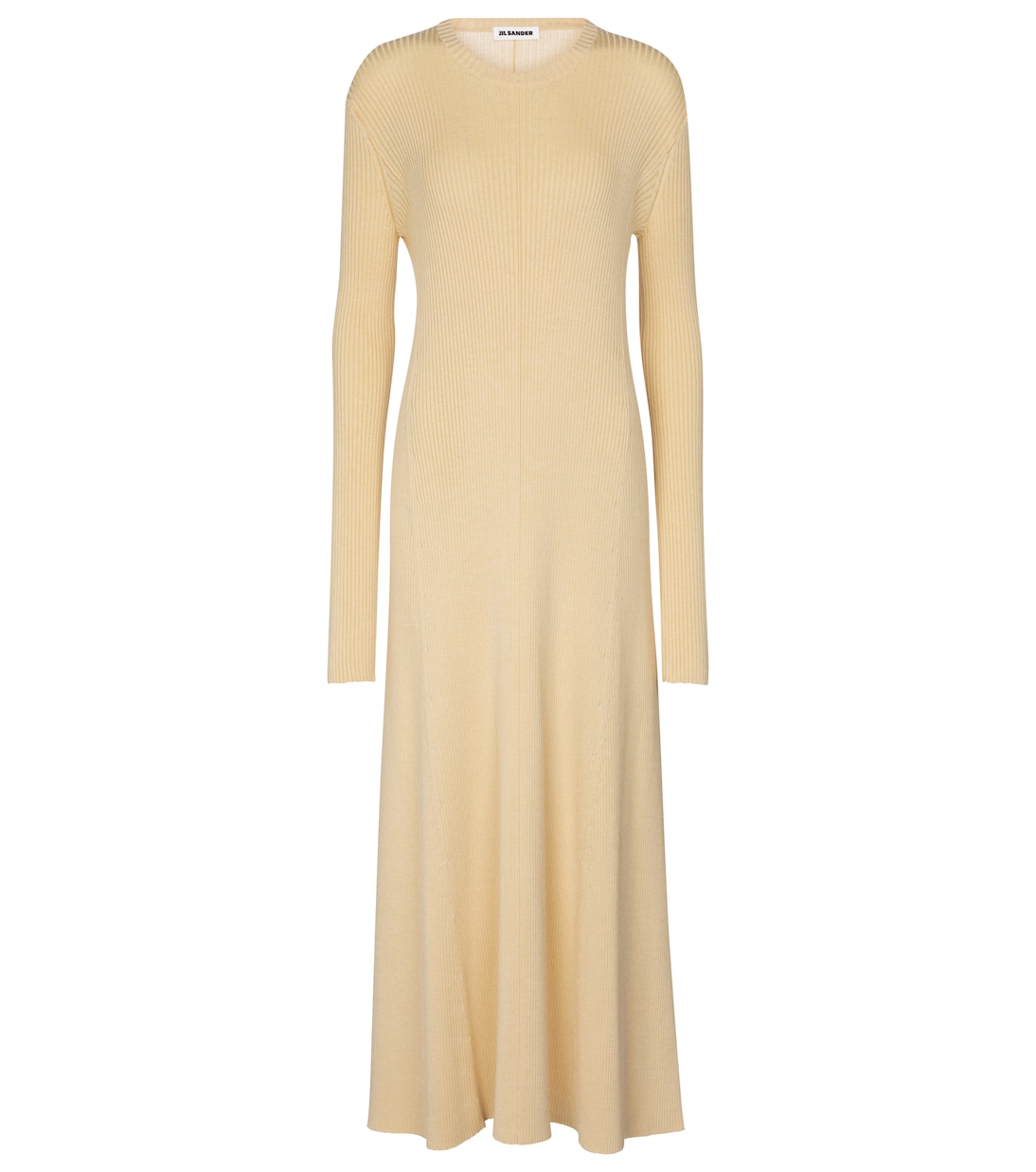 Robe longue en laine mélangée | Jil Sander