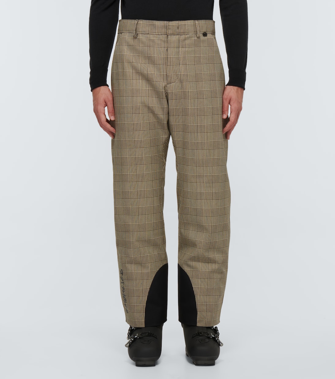 Checked technical-blend pants | Moncler Grenoble