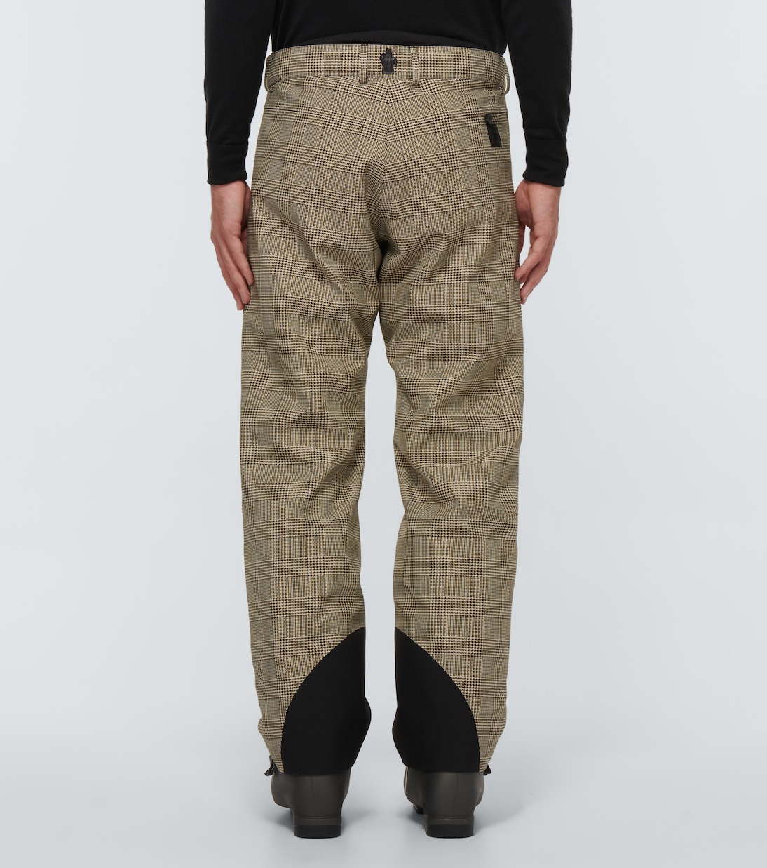 Checked technical-blend pants | Moncler Grenoble