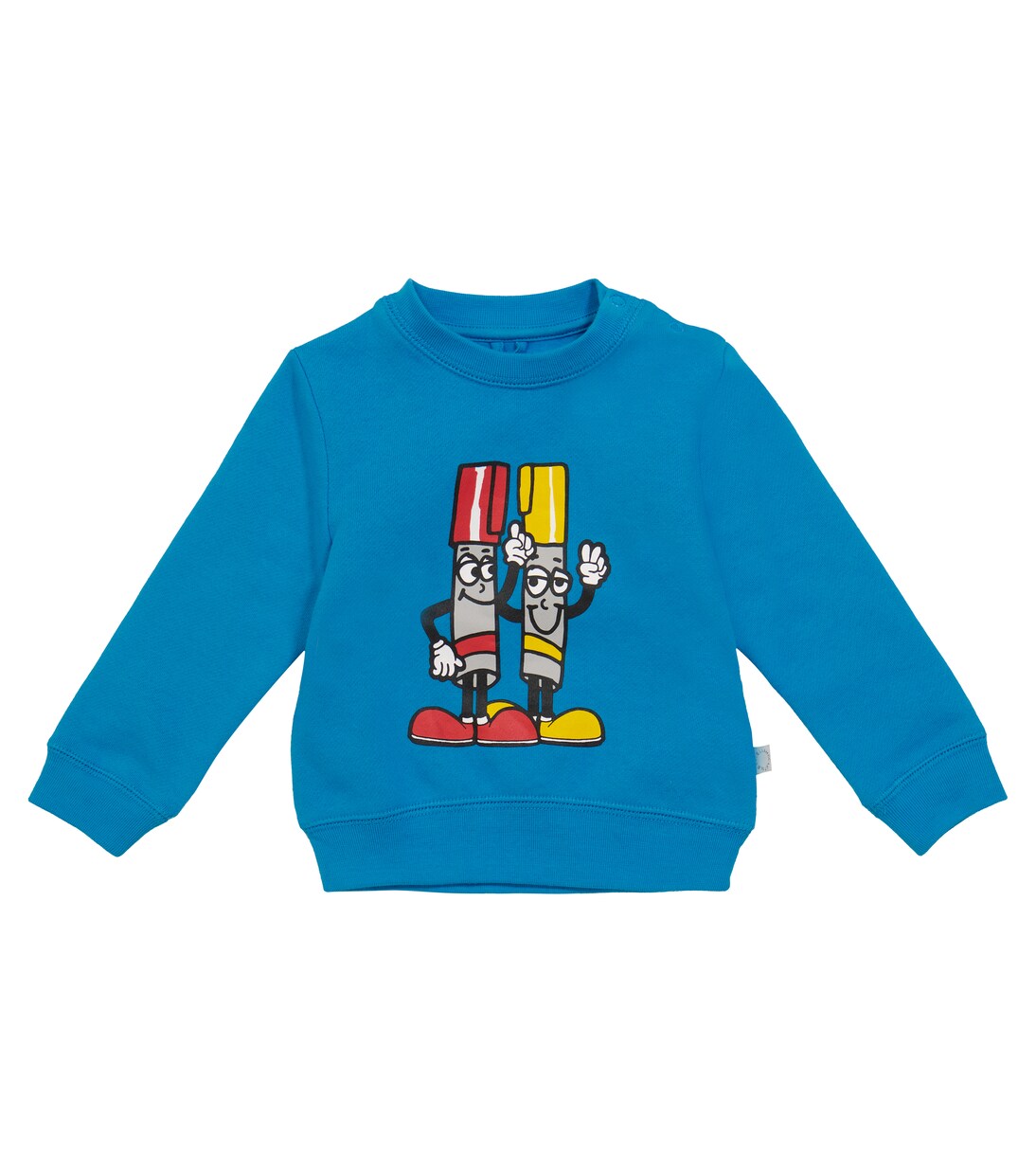 Bebé - sudadera de punto de algodón estampada | Stella McCartney Kids