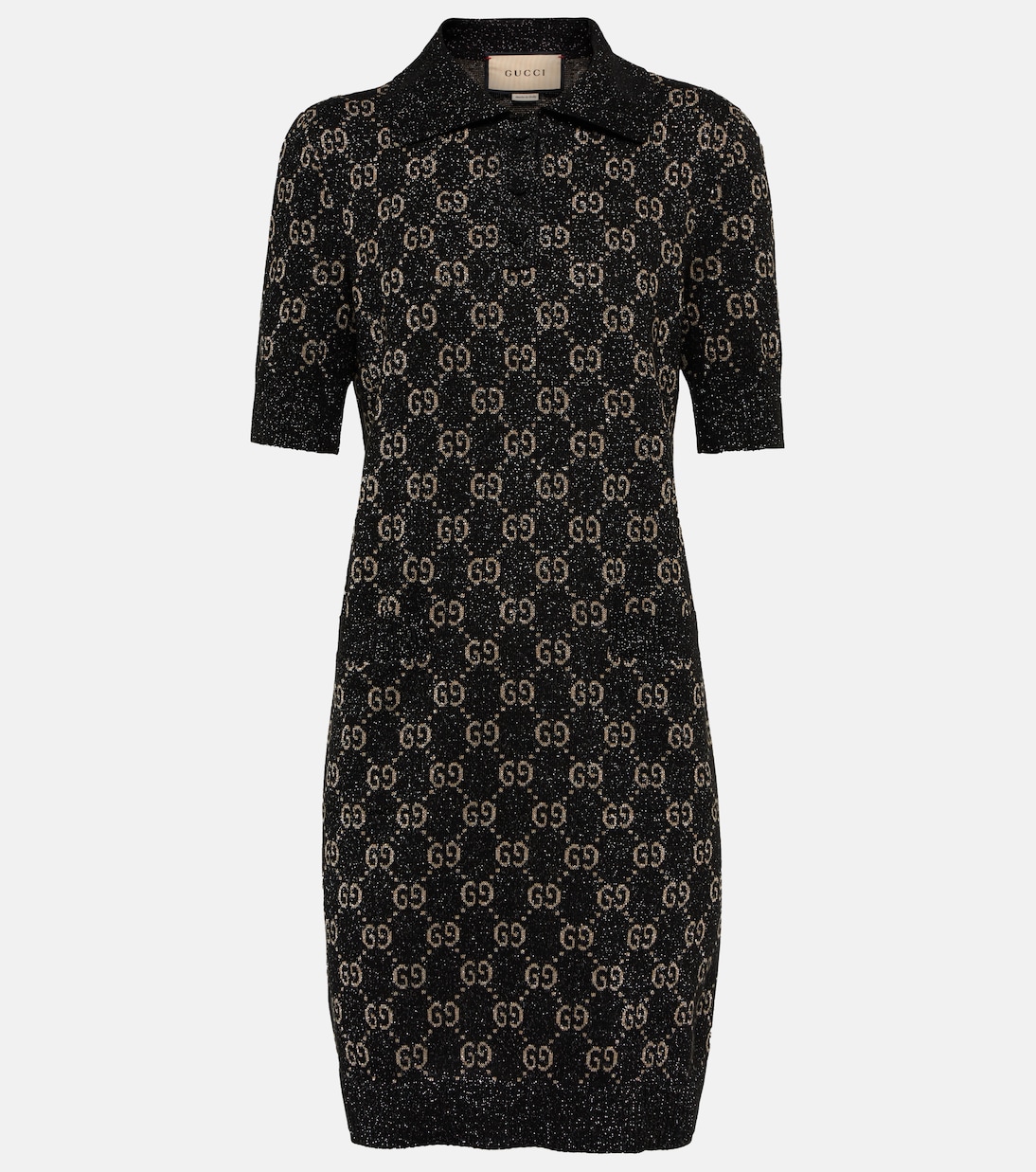 Vestido corto GG en jacquard | Gucci