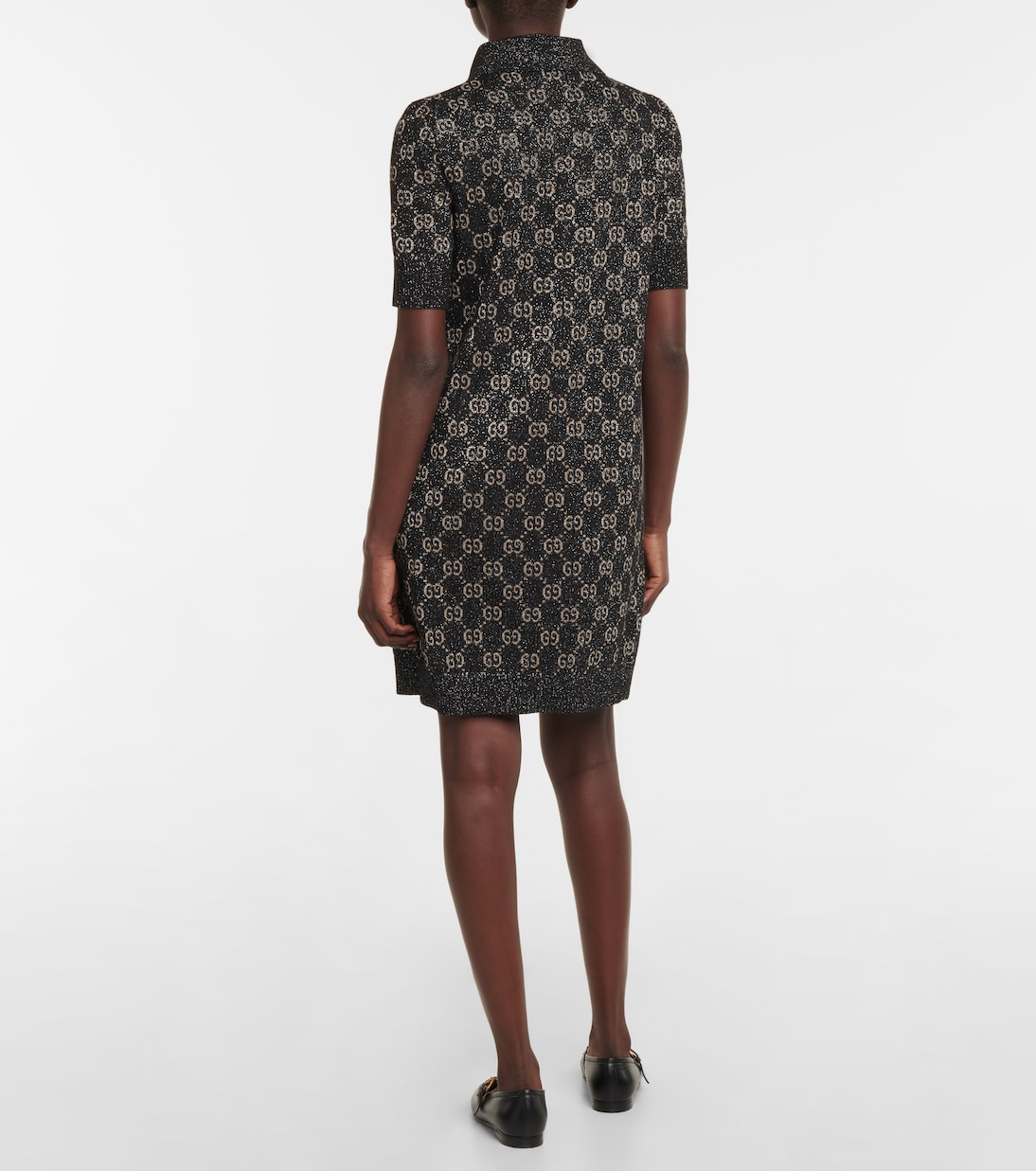 Vestido corto GG en jacquard | Gucci