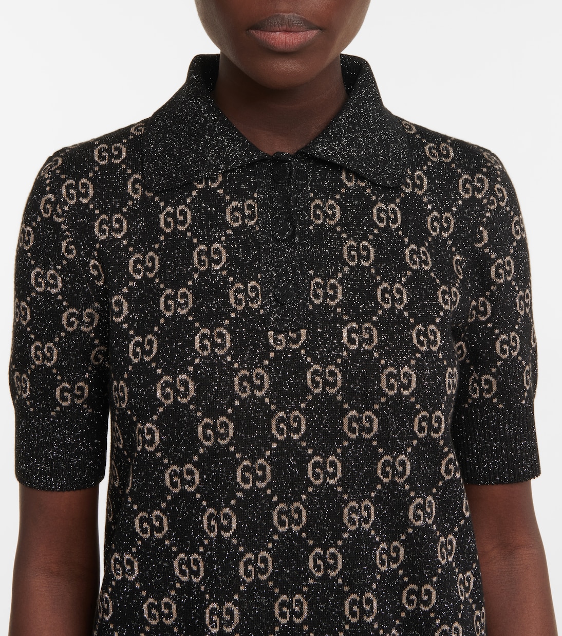 Vestido corto GG en jacquard | Gucci