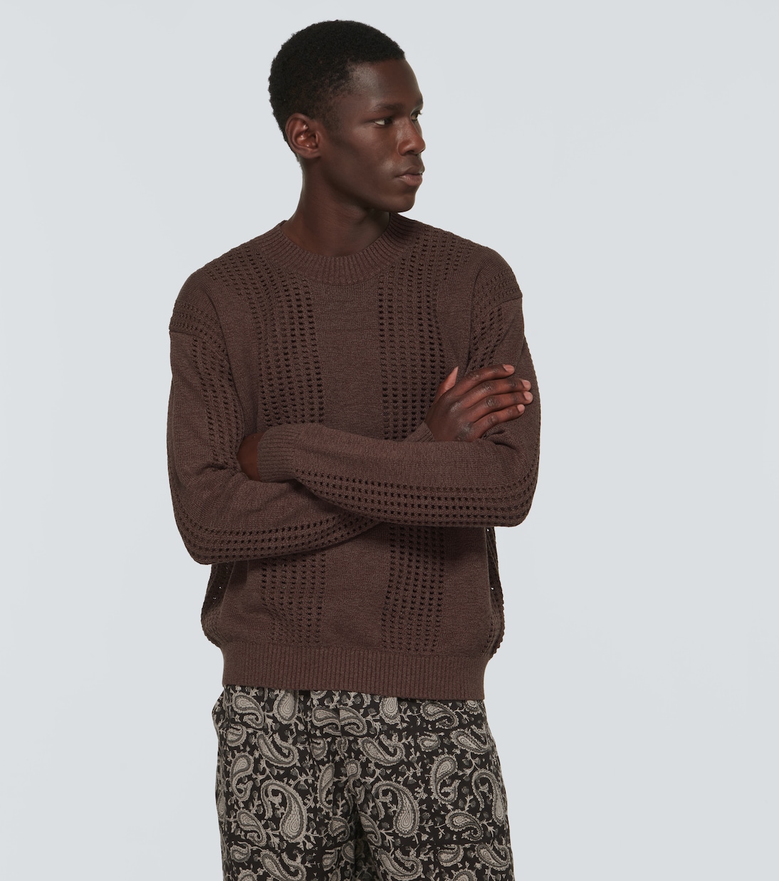 Jersey Jace de crochet | Nanushka