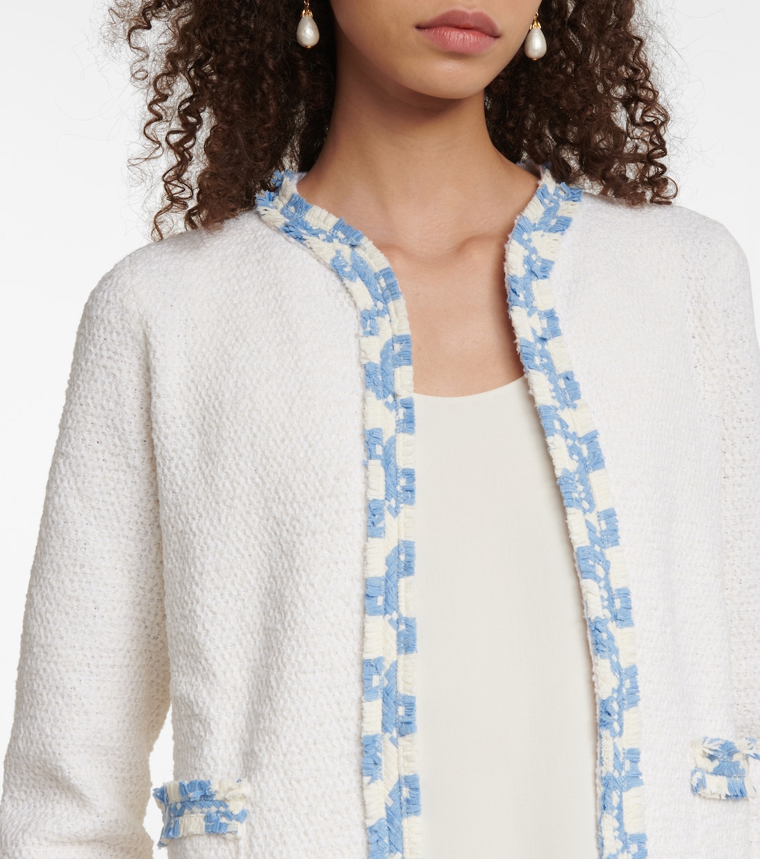 Wool-blend tweed jacket | Oscar de la Renta