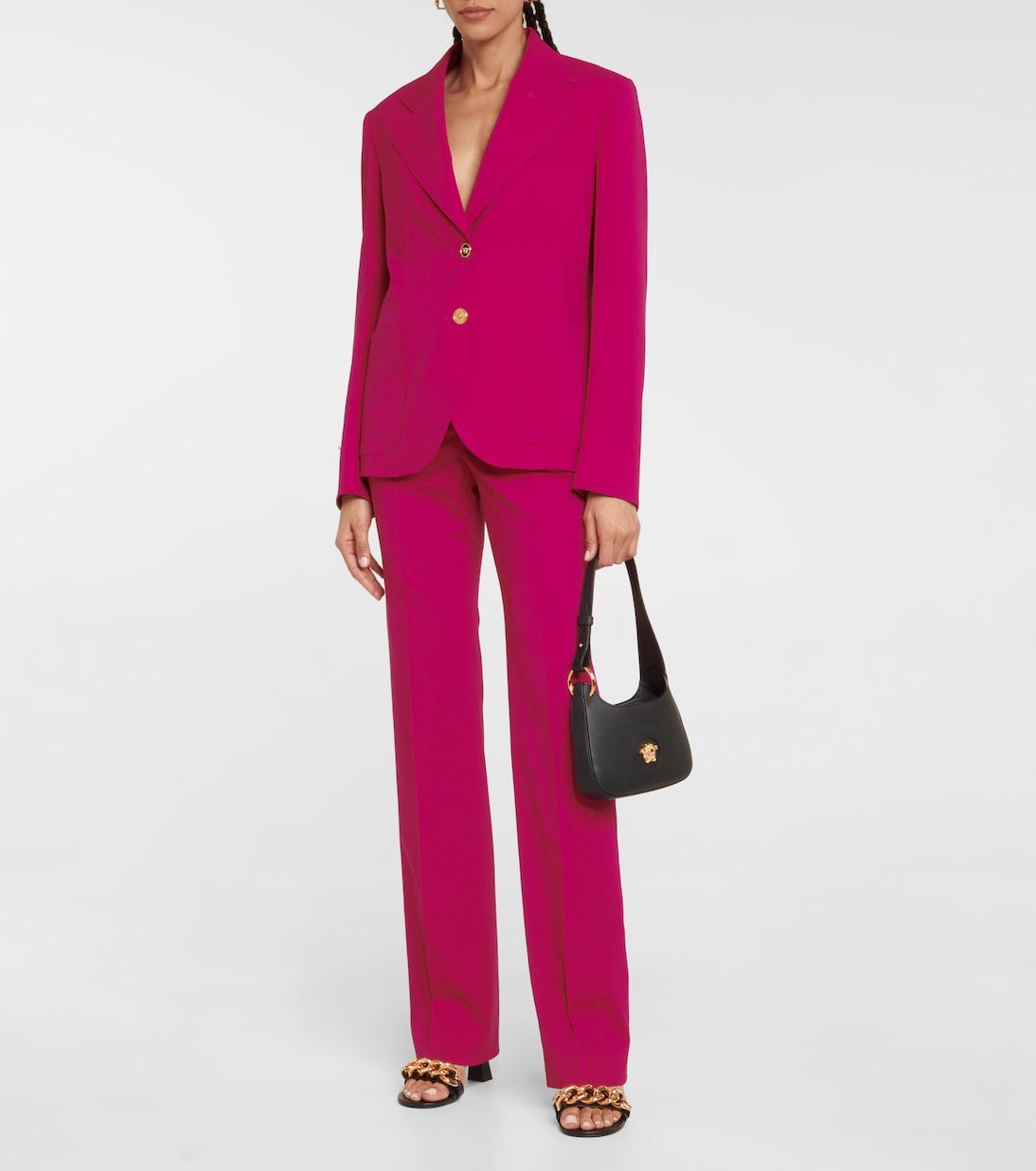 Wool-blend blazer | Versace