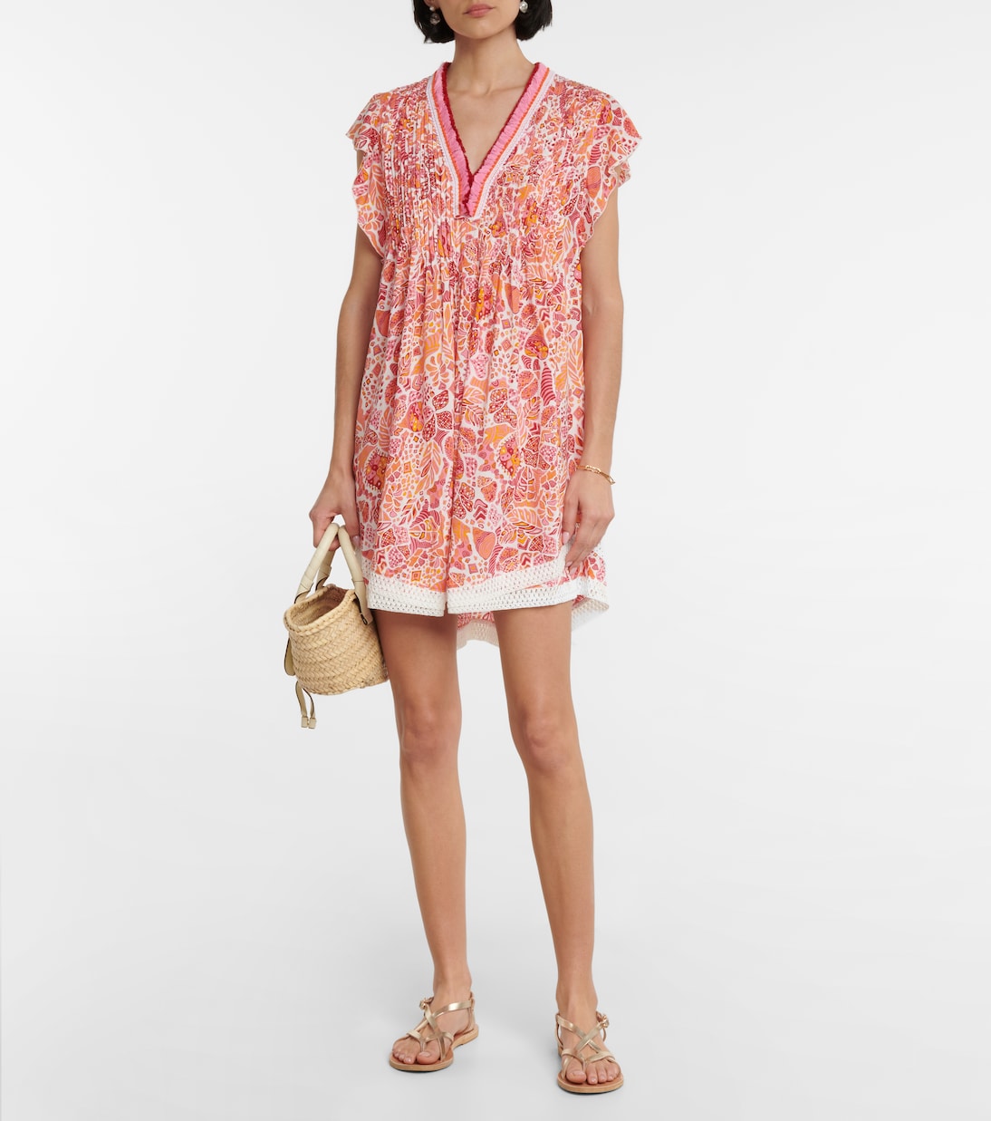 Sasha printed minidress | Poupette St Barth