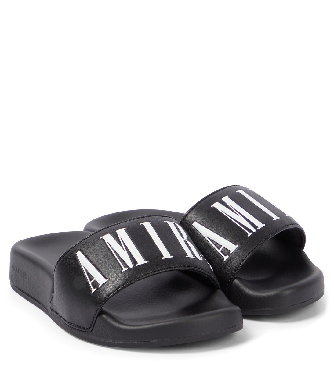 Mules en cuir à logo | Amiri Kids