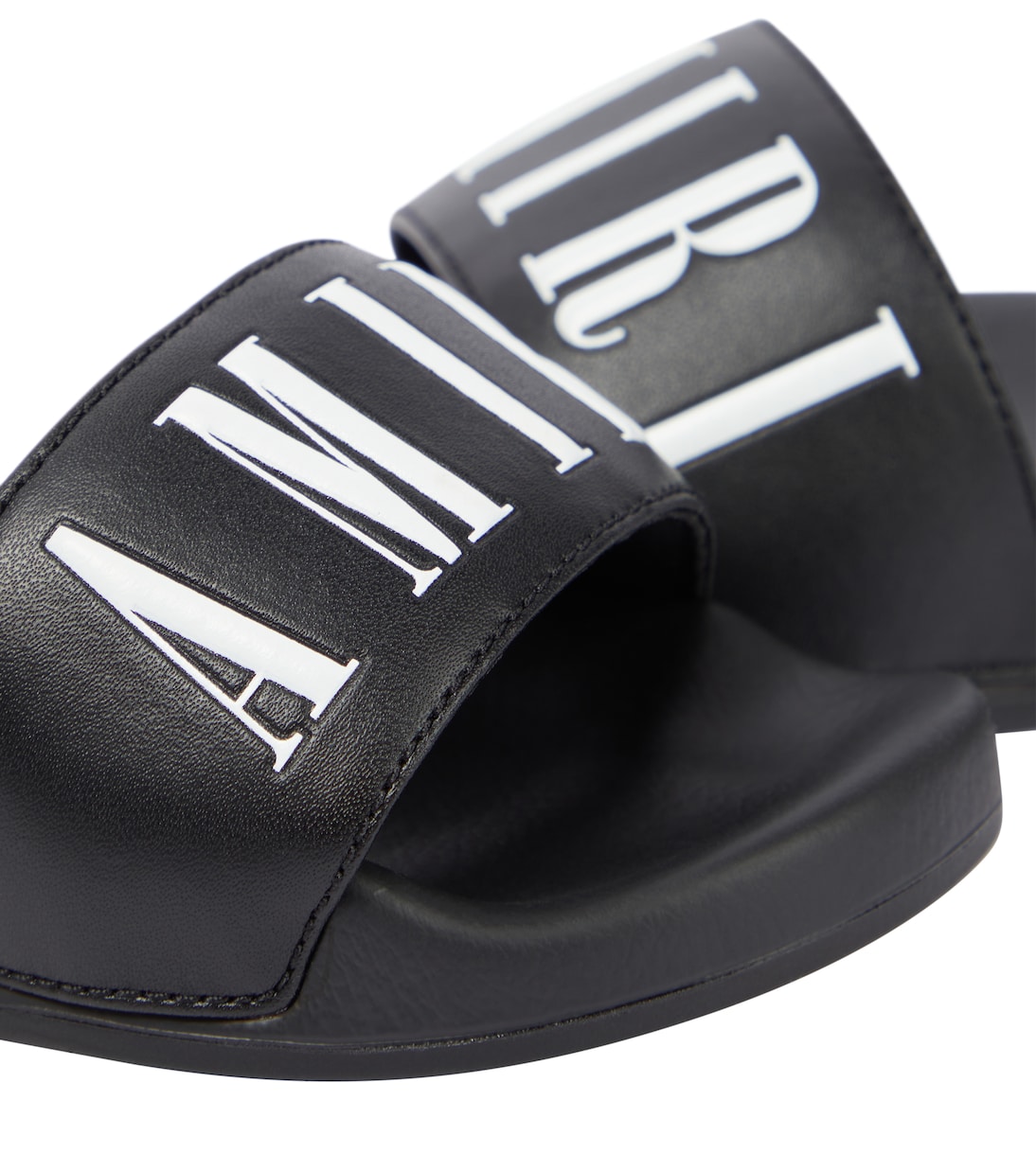 Mules en cuir à logo | Amiri Kids