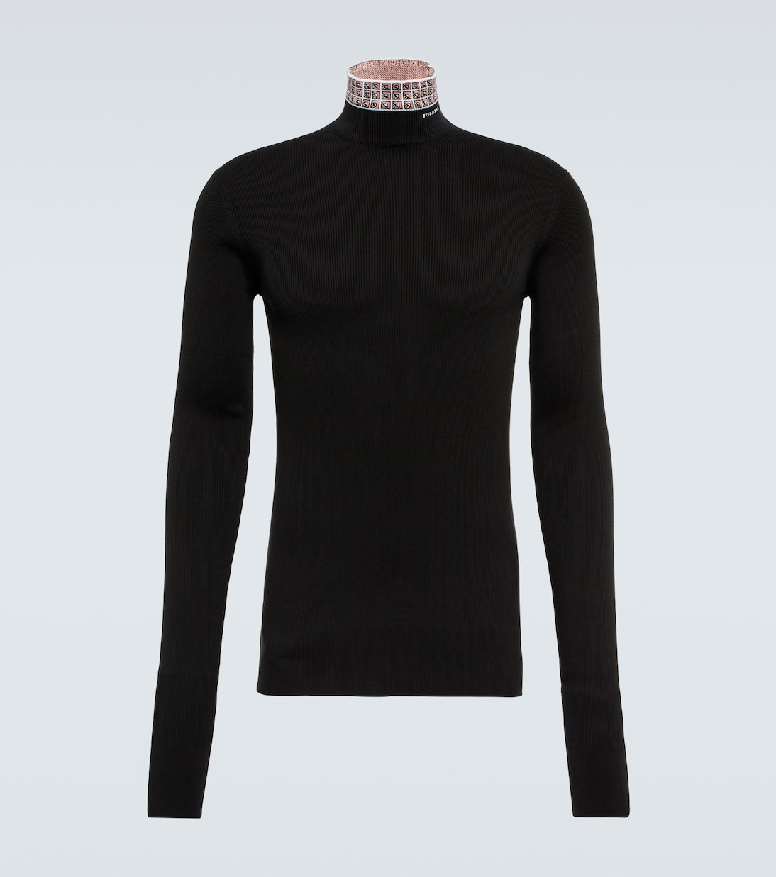 Pull à col roulé en coton mélangé | Prada