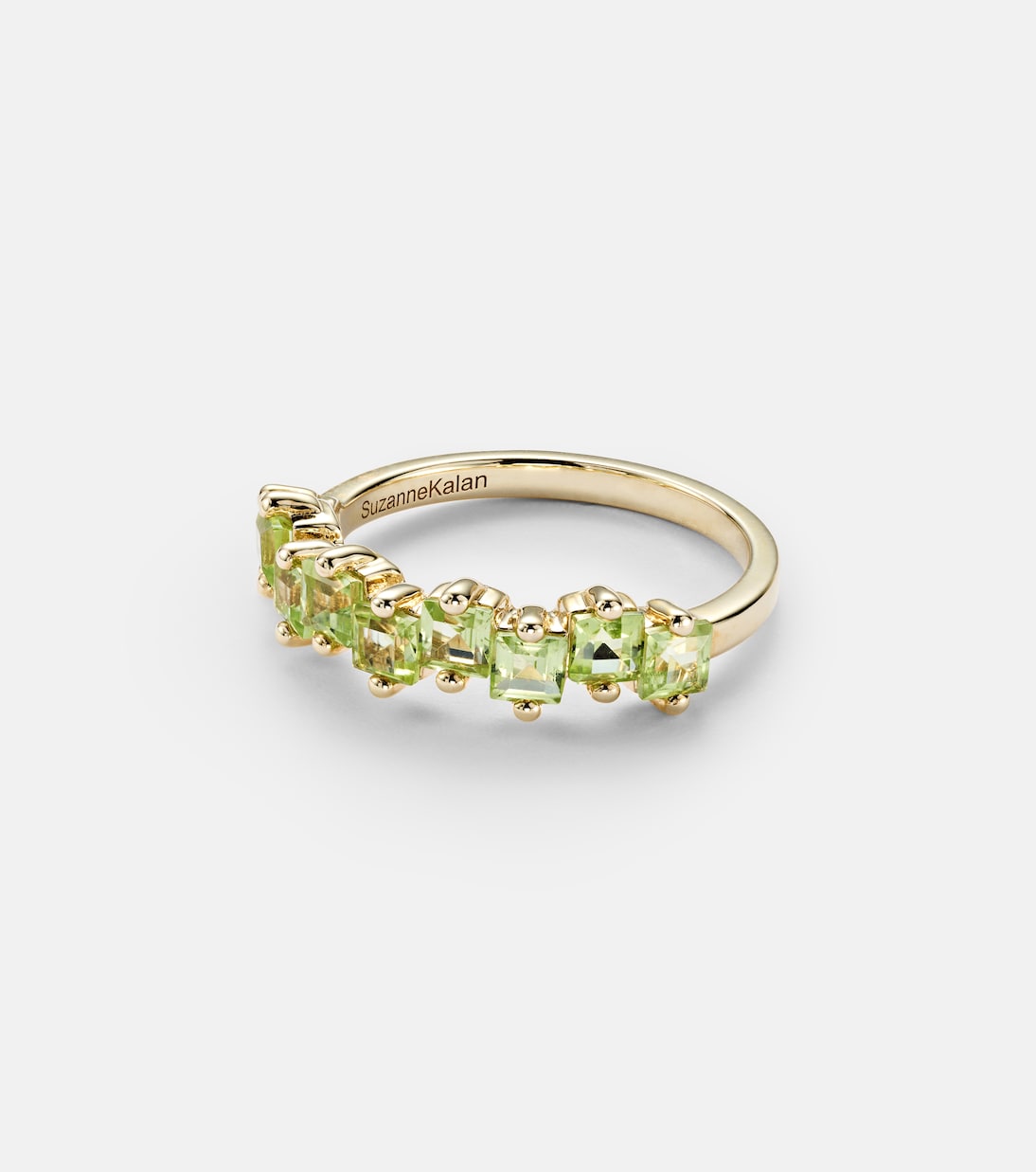 Cierra 14kt gold ring with peridots | Suzanne Kalan