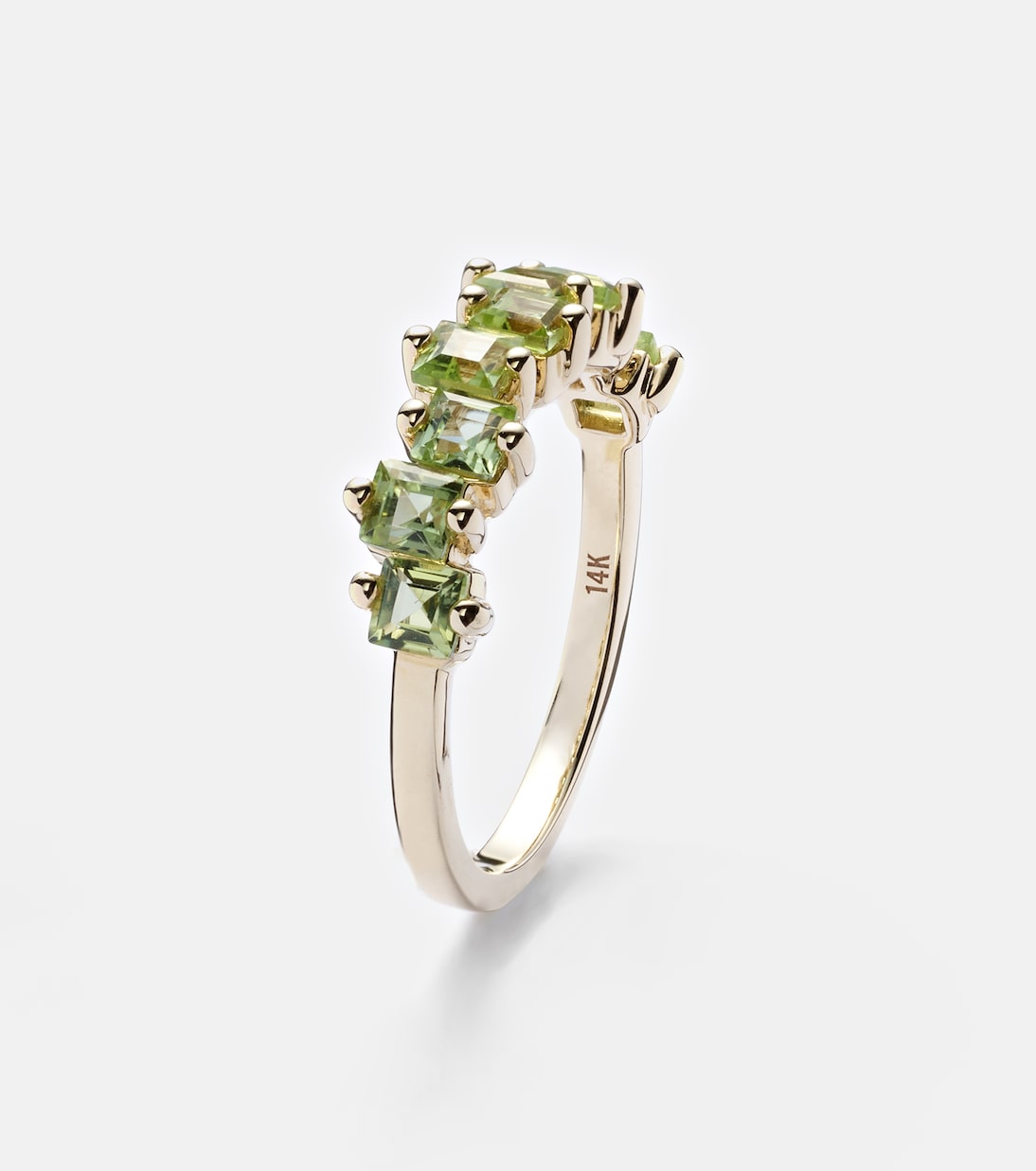 Cierra 14kt gold ring with peridots | Suzanne Kalan
