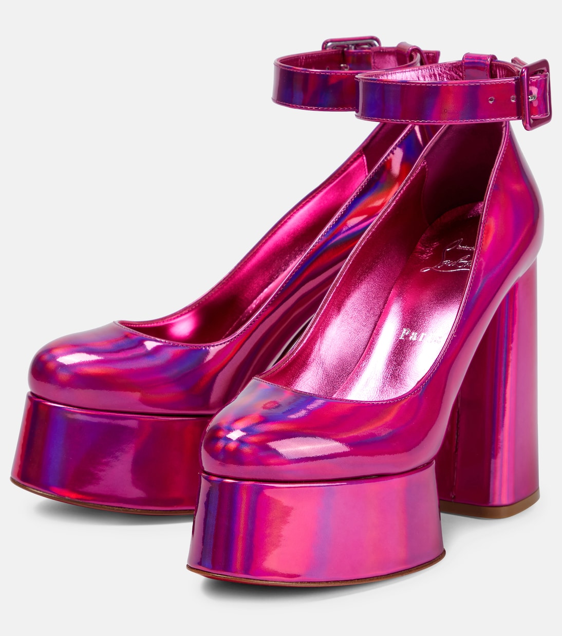 Yazefir leather platform pumps | Christian Louboutin