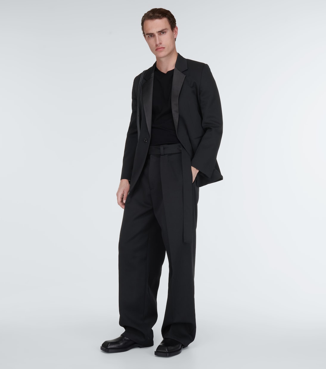 Mid-rise wide-leg wool pants | Jil Sander