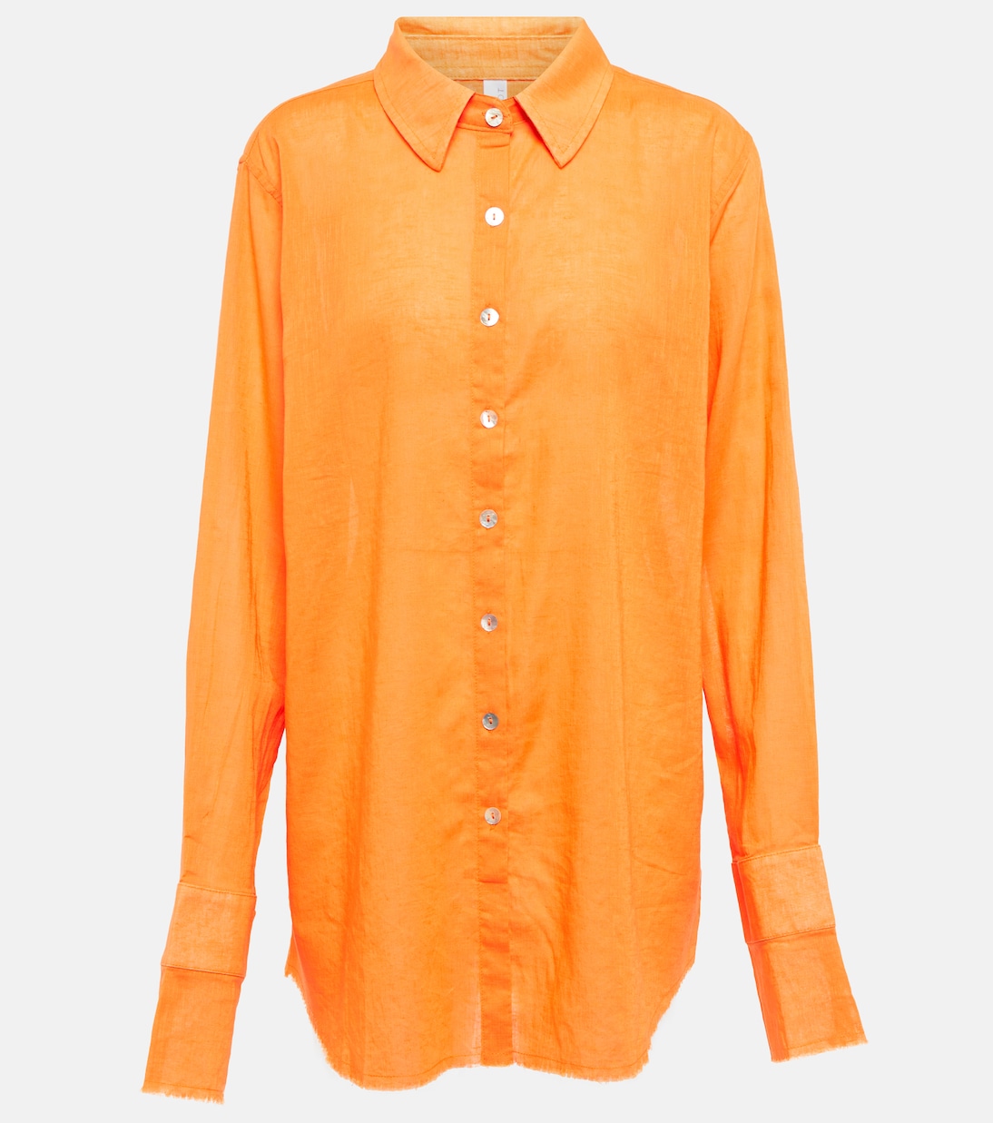 Camisa de algodón y lino | Bananhot
