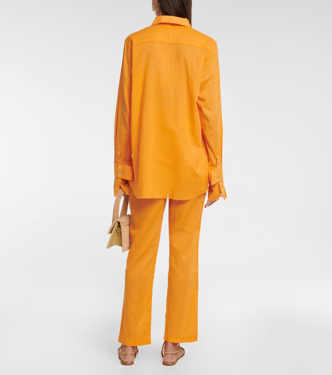 Camisa de algodón y lino | Bananhot