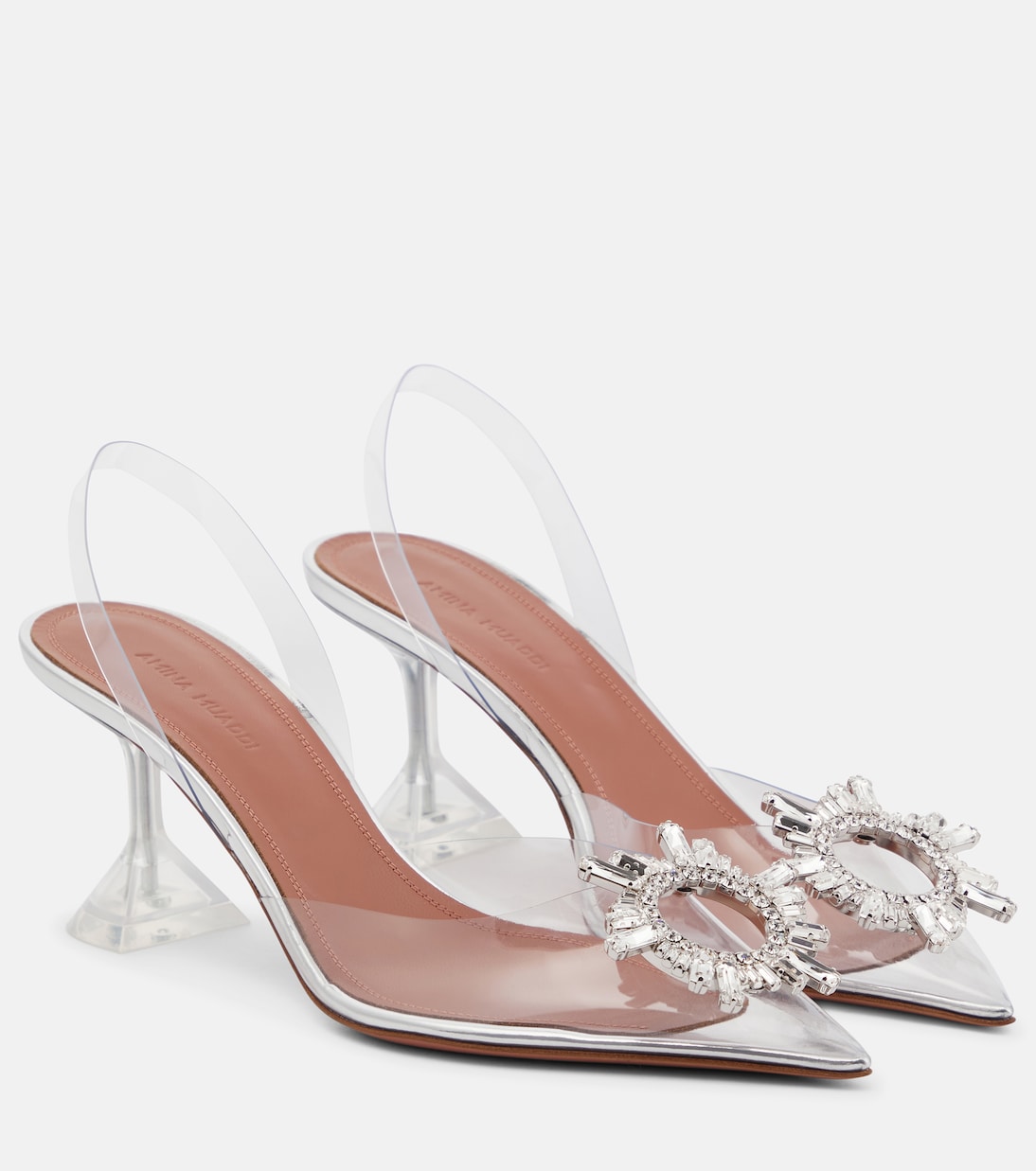 Verzierte Slingback-Pumps Begum | Amina Muaddi