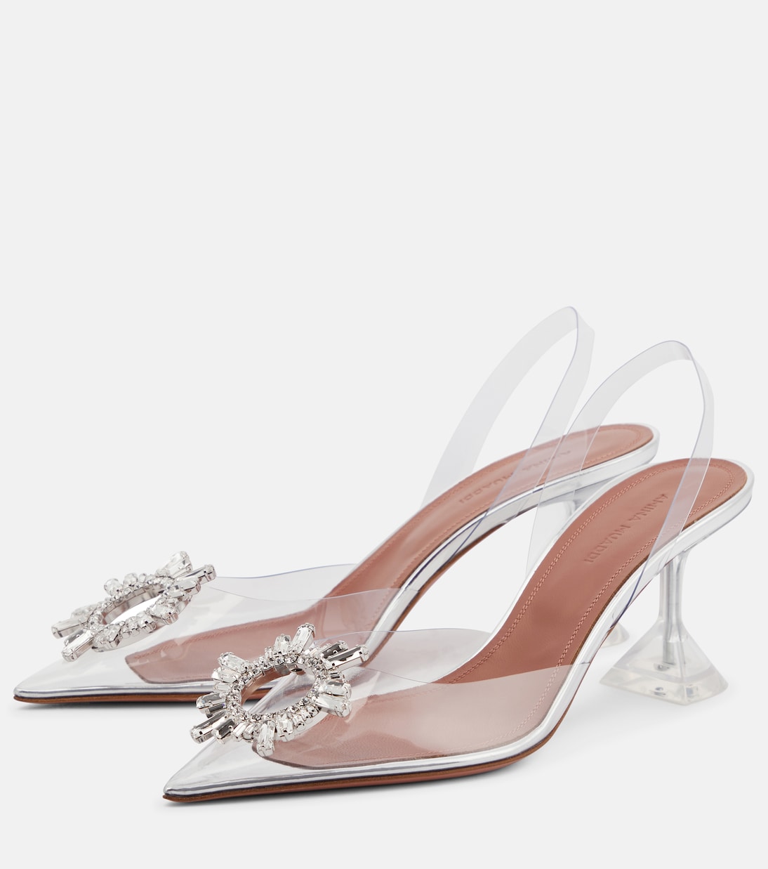 Verzierte Slingback-Pumps Begum | Amina Muaddi