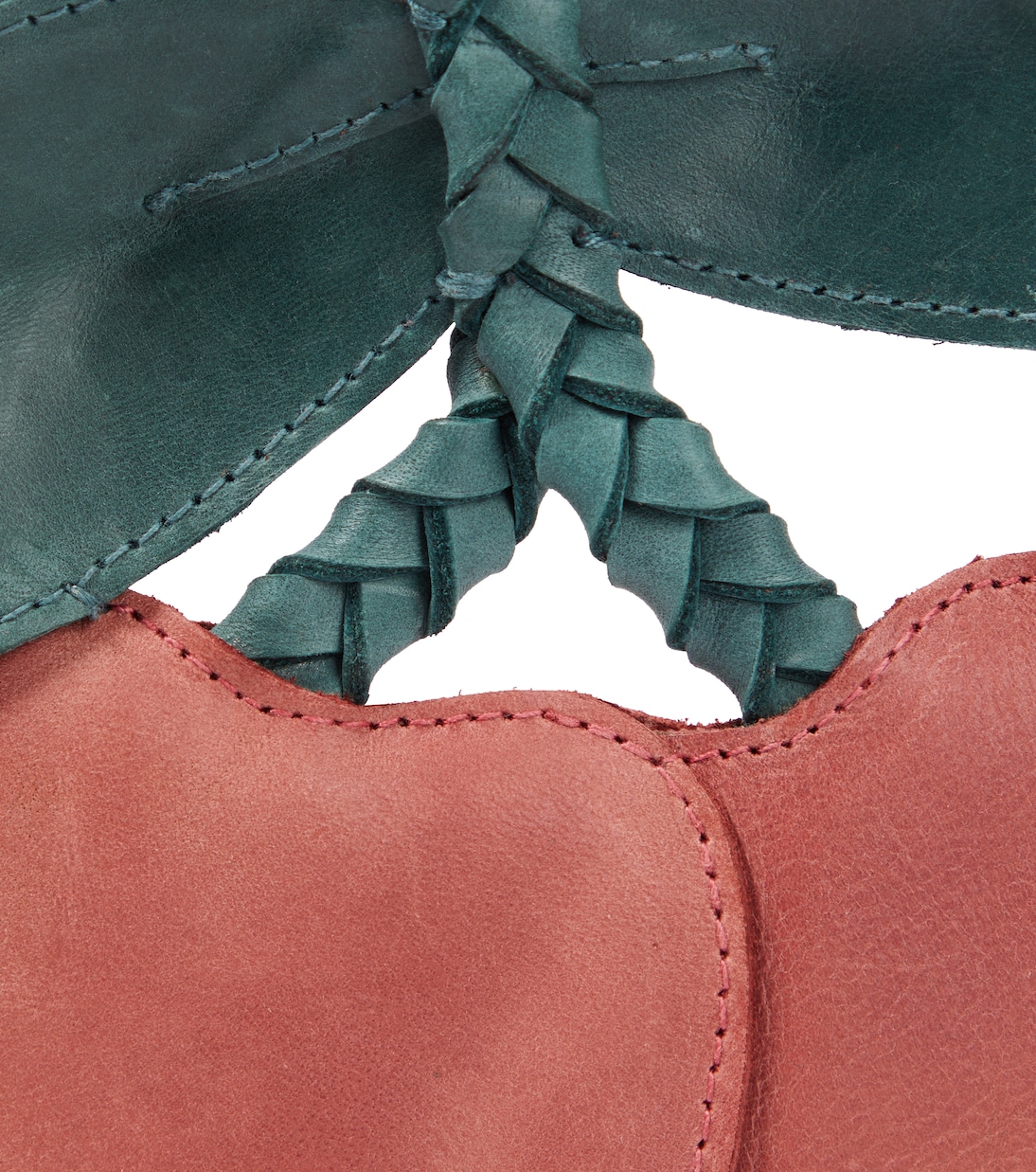 Nanoe Cherry leather shoulder bag | Donsje