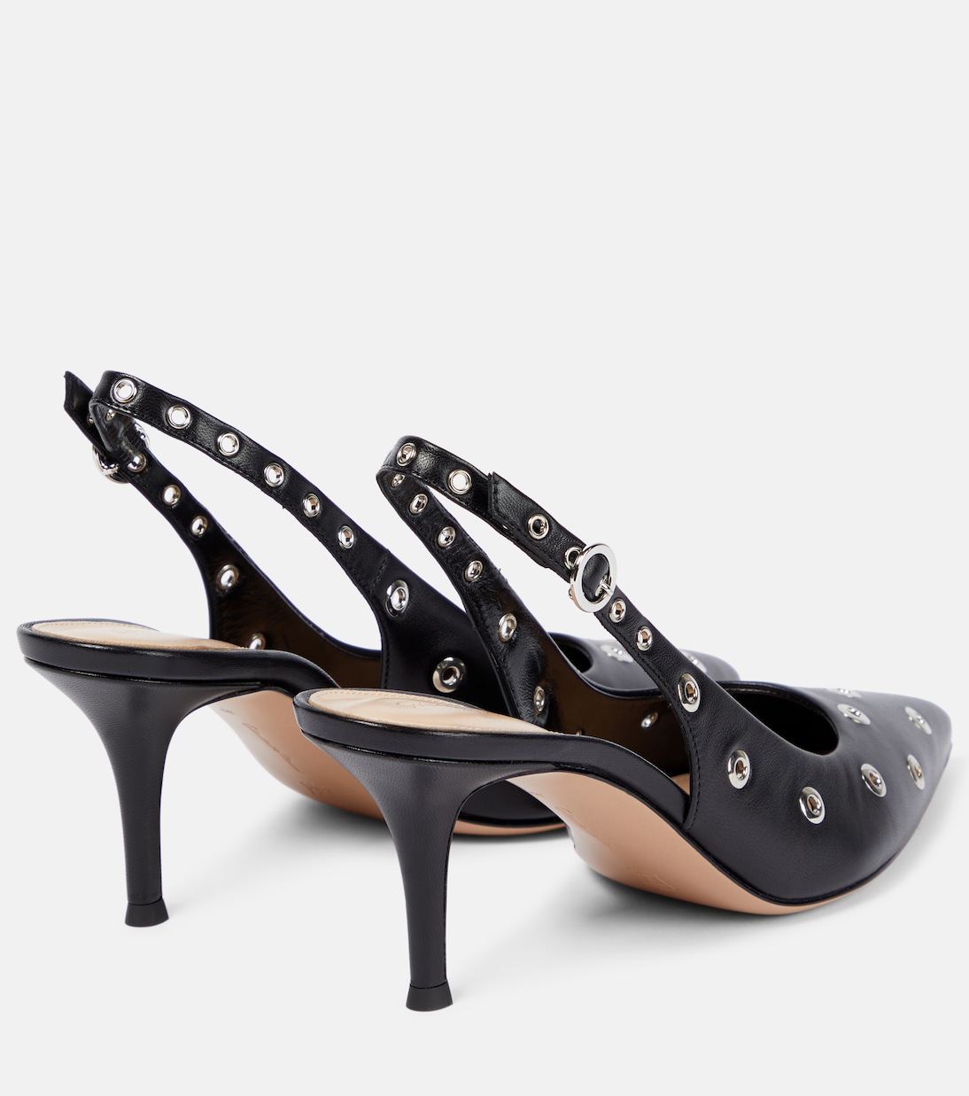 Verzierte Slingback-Pumps Lydia aus Leder | Gianvito Rossi