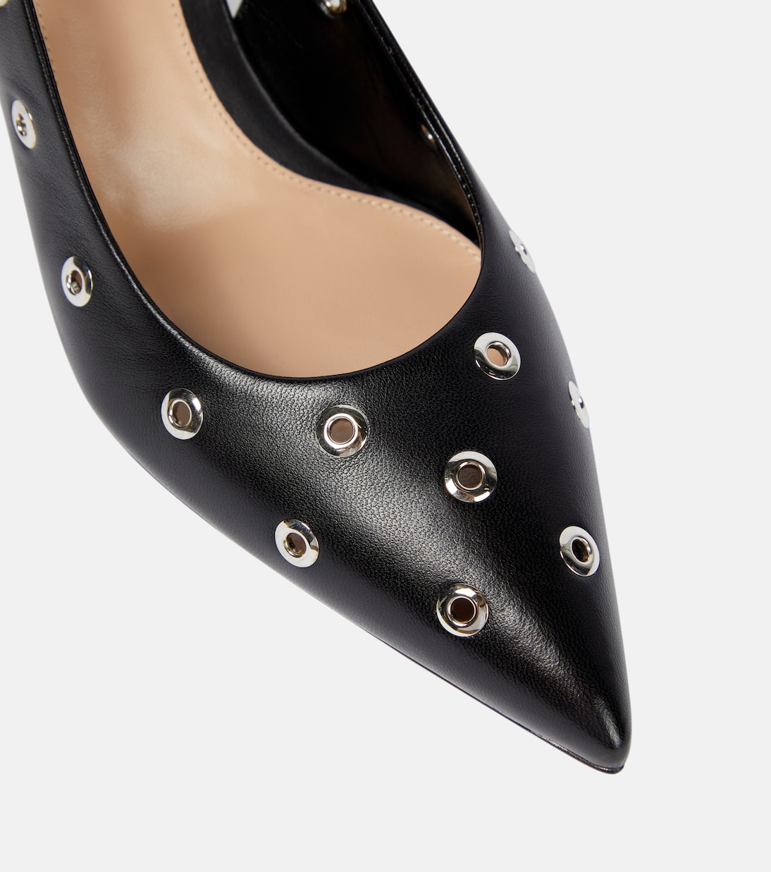 Verzierte Slingback-Pumps Lydia aus Leder | Gianvito Rossi