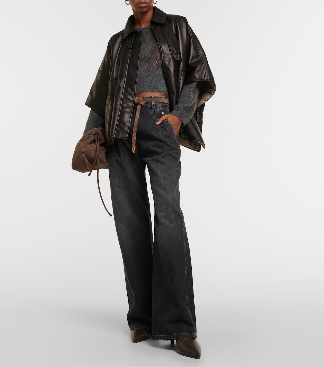 Mohair, wool and cashmere-blend sweater  | Brunello Cucinelli