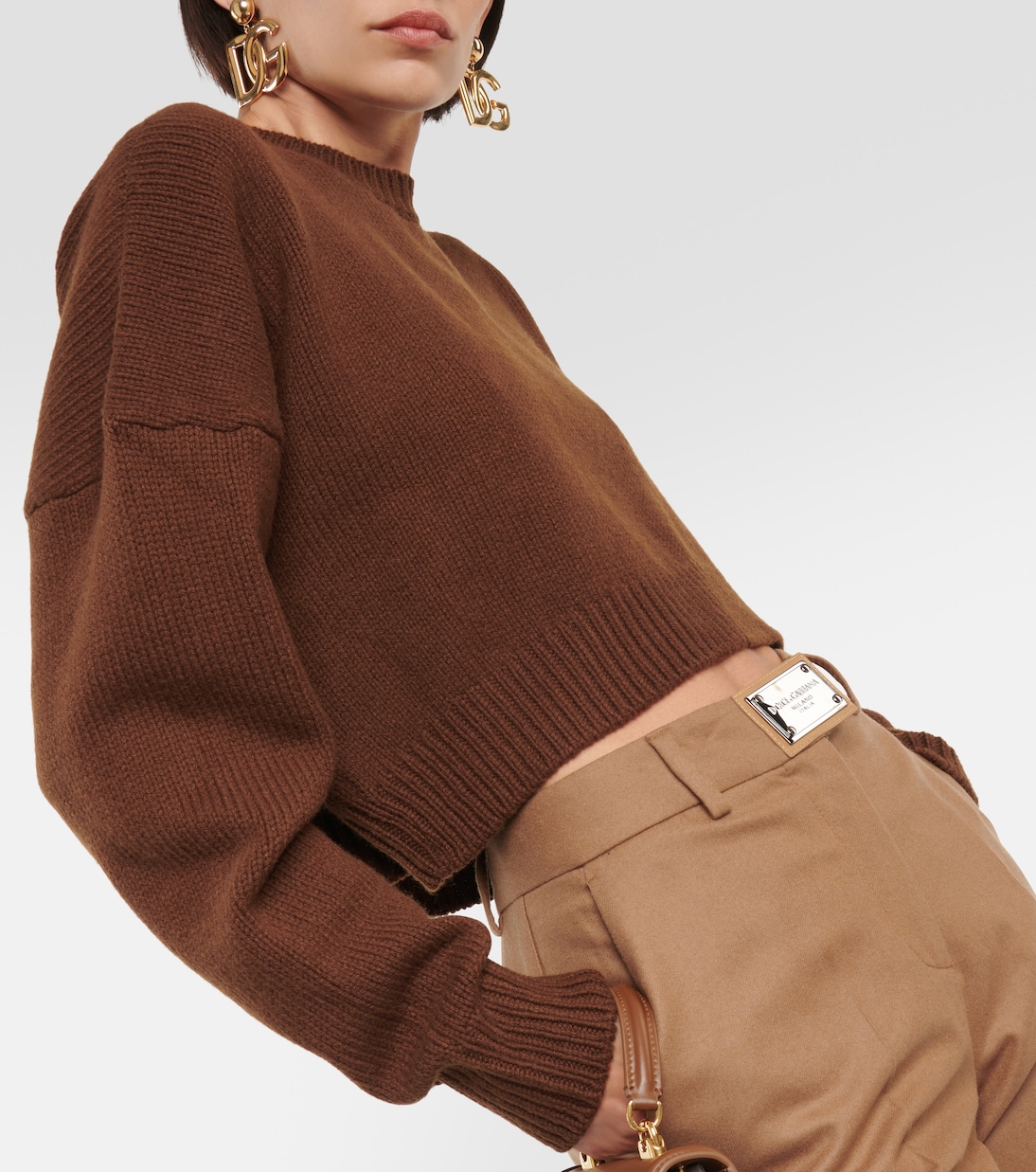 Pull en guanaco et cachemire | Dolce&Gabbana