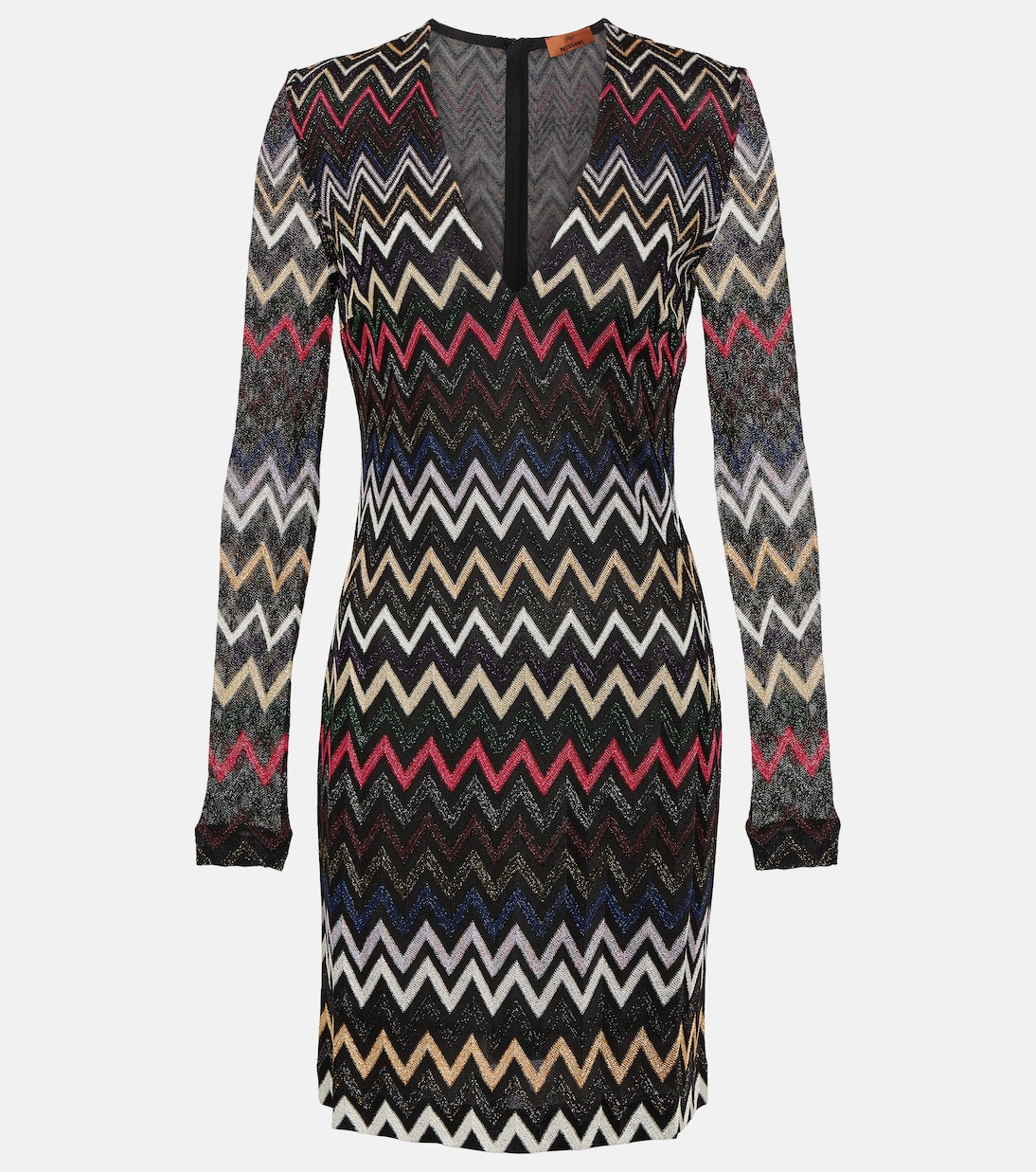 Zig-zag lamé minidress | Missoni