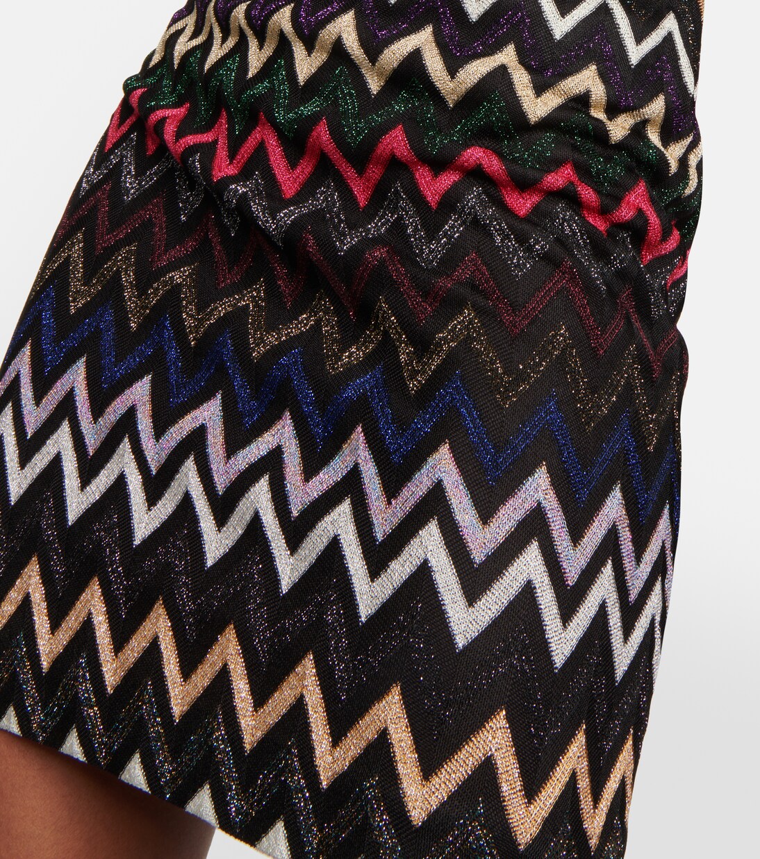 Zig-zag lamé minidress | Missoni