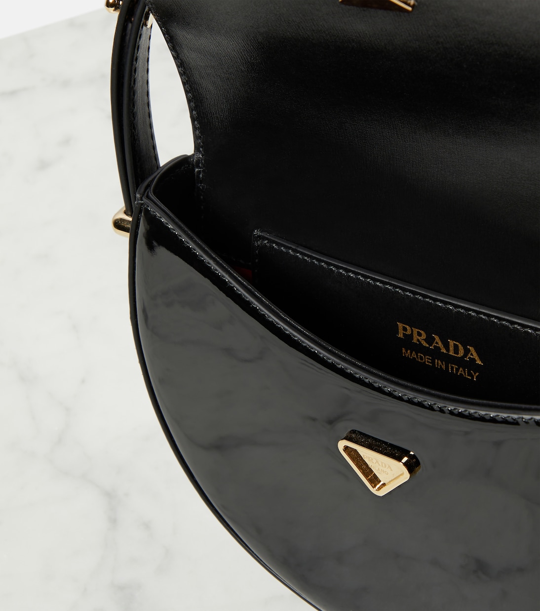 Borsa a spalla Arqué in pelle | Prada