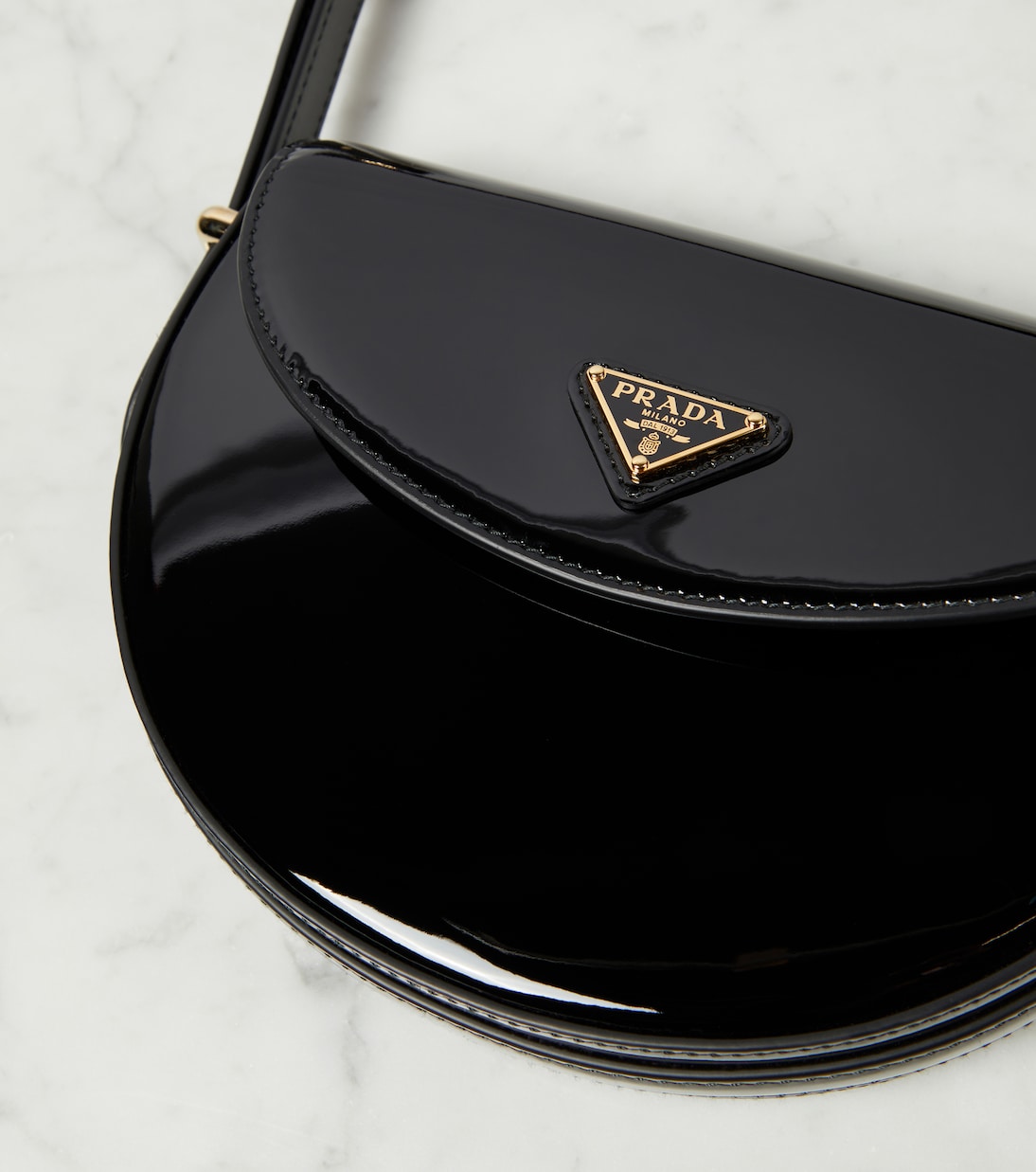 Borsa a spalla Arqué in pelle | Prada