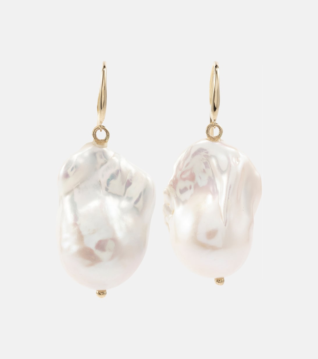 Boucles d'oreilles en or 14 ct et perles | Mateo
