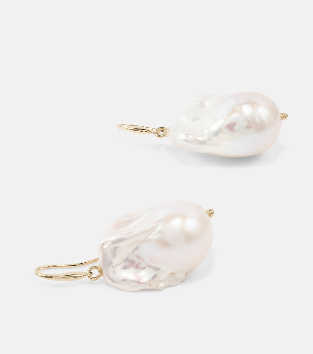 Boucles d'oreilles en or 14 ct et perles | Mateo