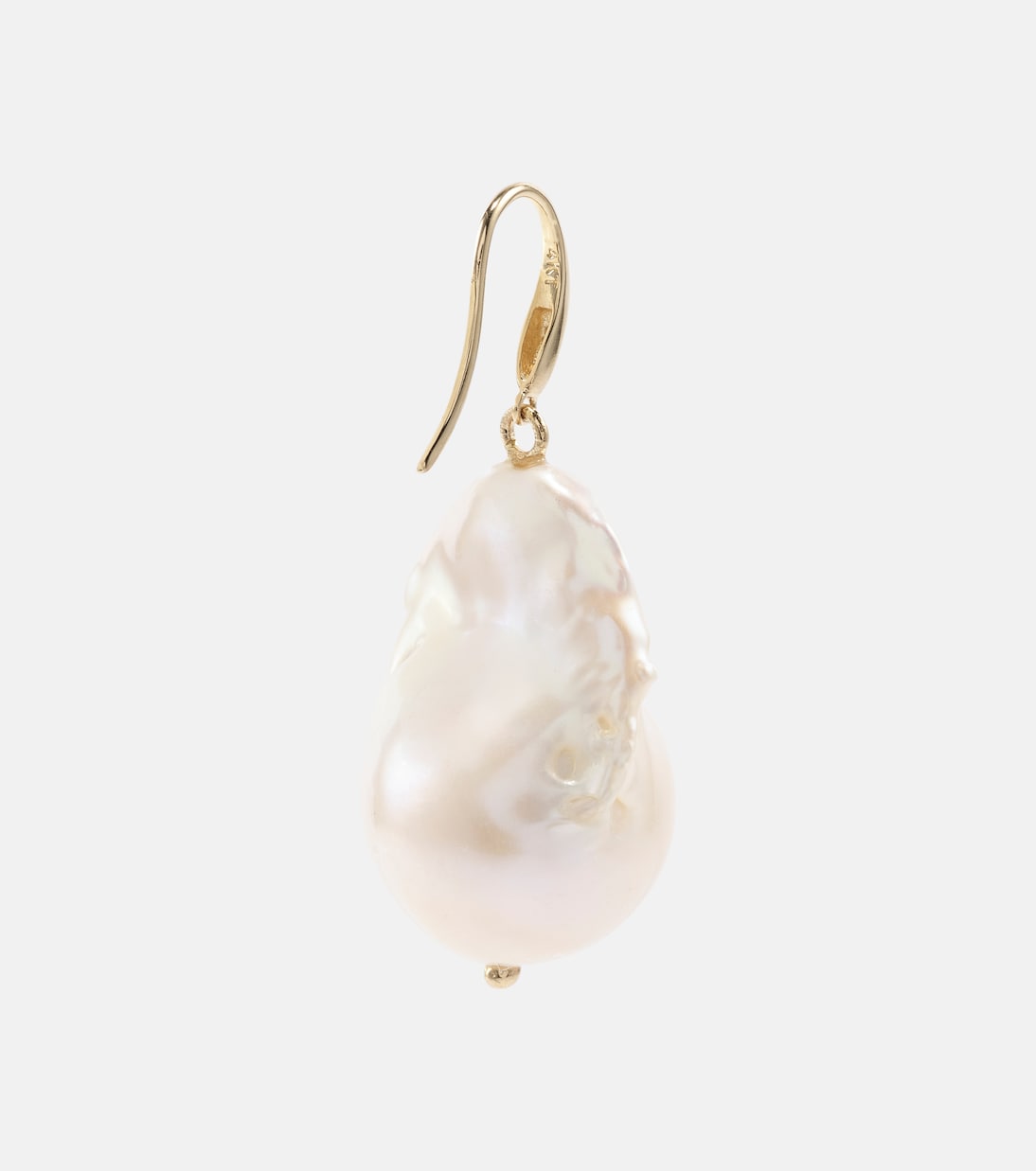 Boucles d'oreilles en or 14 ct et perles | Mateo