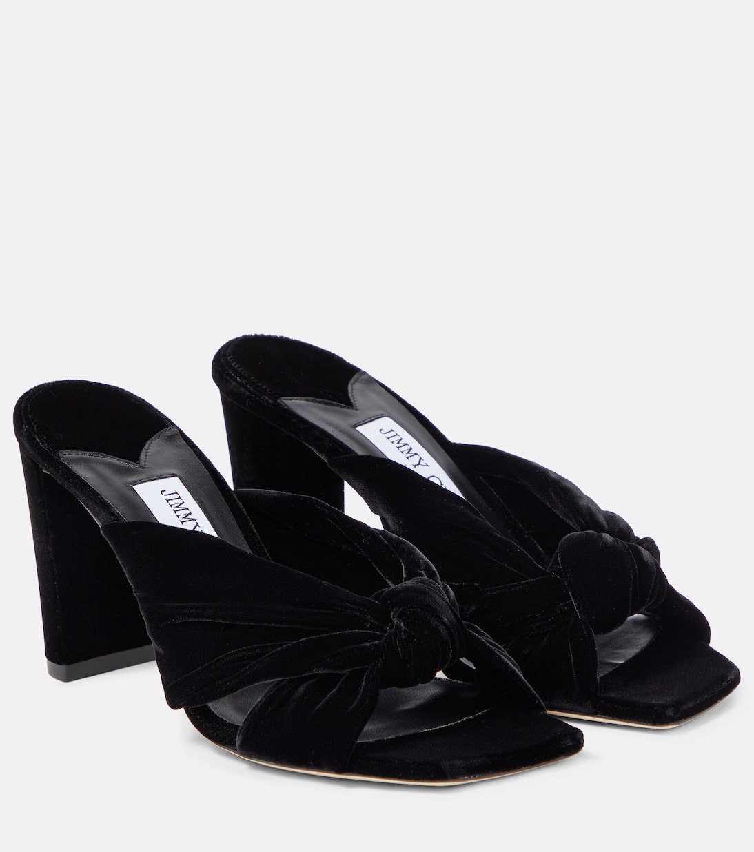 Pantoletten Avenue 85 aus Samt | Jimmy Choo