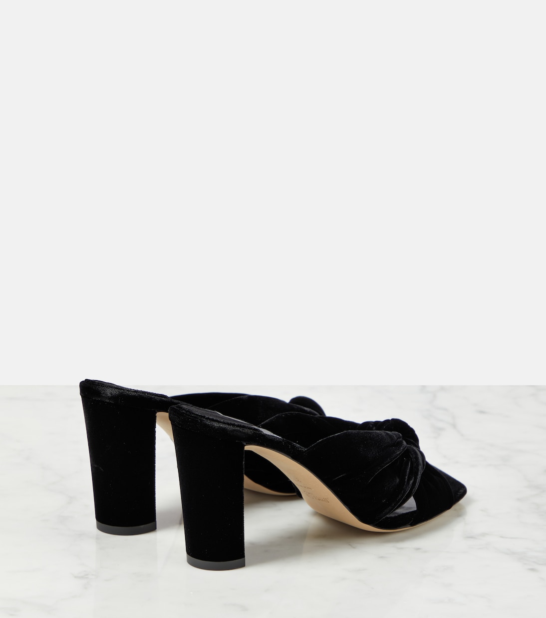Pantoletten Avenue 85 aus Samt | Jimmy Choo
