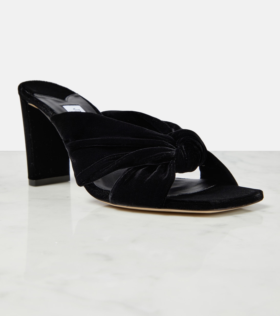 Pantoletten Avenue 85 aus Samt | Jimmy Choo