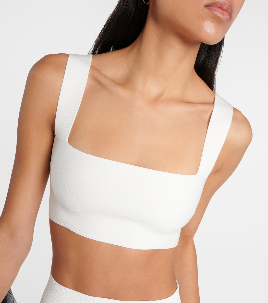 Top cropped con scollo quadrato | Victoria Beckham